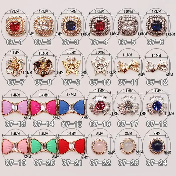 New easy sell super shiny 3d manicure decoration