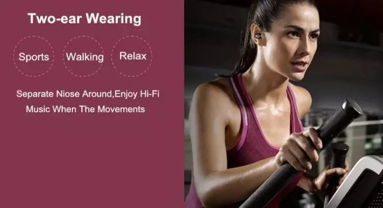 TWS Bluetooths Earphones Headsets X18 Wireless Headphone Handsfree Earbuds Sports Earphone Phones With Mic - ANKUX.COM