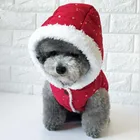The New Winter Dog Clothes Are Striped Velvety And Soft Pet Clothing