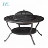 American style BBQ metal table set barbecue aluminum outdoor furniture
