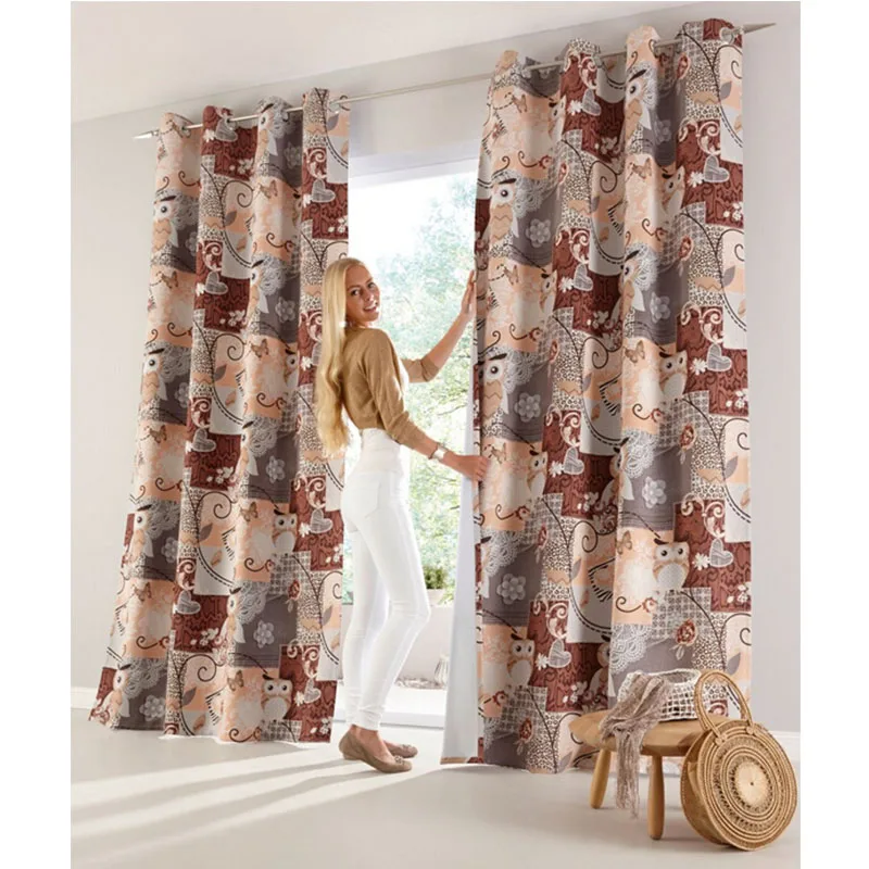 i@home New Design Full Light Shading Blackout Curtain For Living Room