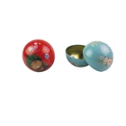 Custom printing spherical small box candy gift packing tin box Metal Package box