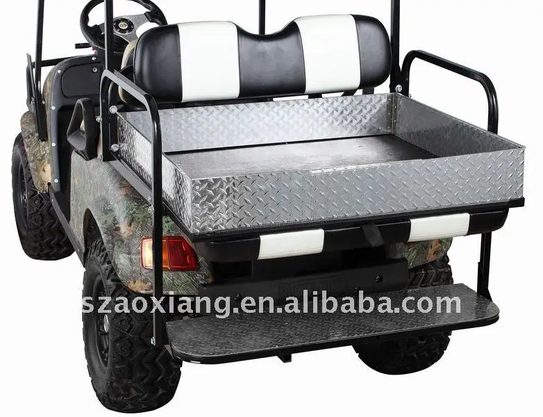 Quality Golf Cart Aluminum Cargo Bed,Utility Golf Cart Rear Cargo Box