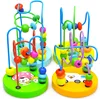 Wholesale Children's educational Puzzle toys Wooden mini round beads maze toys Early childhood educational toys