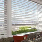 durable head rail window rubber wood venetian blinds