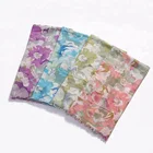 Japanese Original Ultra-thin Fresh Style Flower Print Pure Cotton Scarf