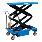China 300 kg 500 hydraulic platform mobile semi electric folded scissor lift table