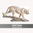 Polyresin material wild animal wholesale resin tiger figurines for home decoration