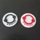 custom 3D silicon rubber pvc label sewing patch logo embossed tag for clothing bags shoes
