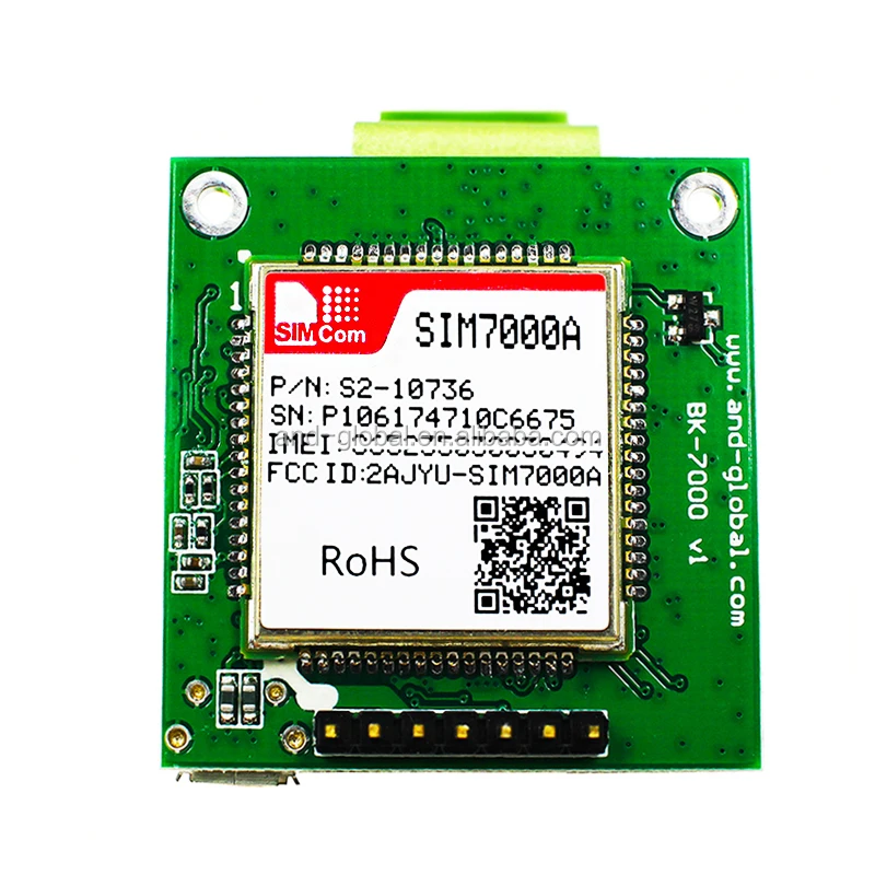Mobile IoT Modules,SIM7000A Kit,American CAT M1 eMTC breakout board for Verizon network,SIM7000A kits with gps and NB antenna - ANKUX.COM