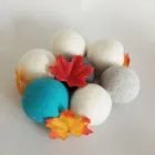 Nepal Round 20cm 10cm Wool Felted Ball Handmade Wool balls for home decoration