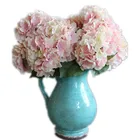 Artificial 5 head Mallorca silk flower hydrangea for home decor