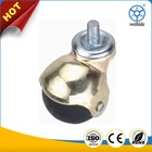 caster lock thread stem furniture roller ball caster / roller wheels for furniture