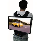 22 24inch lcd advertising human walking mobile billboard