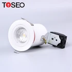 IP20 Die cast Aluminium uk drop fireproof down ceiling lights cheap led fire rated downlights