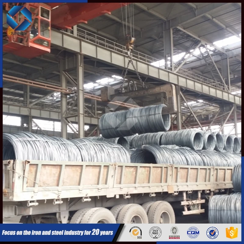 Hot rolled steel wire rods SAE 1008 8mm in coils for welding electroding