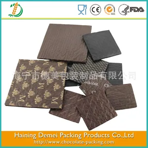 shape brown food grade greaseproof paper wax coating wrapping