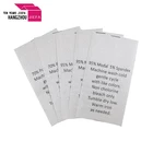 Professionally Manufacture high 100 polyester washing instructions care label