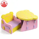 Eva Lovely Children Desk Environmental Foam Puzzle Chair Jigsaw Mat