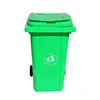 Hot wholesale very cheap and green wheely plastic trash bin for low price