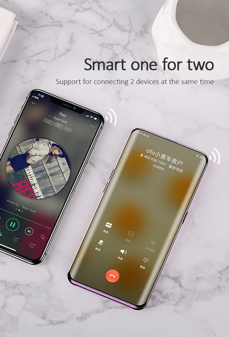 USAMS US-LM001 LM Series Portable Mini Handfree V4.2 70mAh Earphone Wireless Earbuds - ANKUX.COM