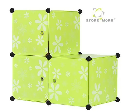 PP combination storage shelf ,DIY children's toy chest