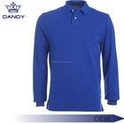 OEM manufacturers Promotion Blank 100% cotton Long Sleeves unisex Polo Tshirt