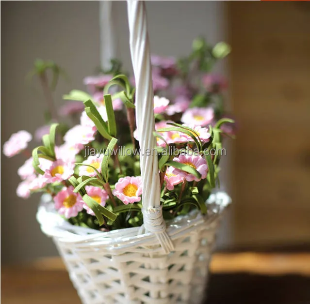 flower basket with plastic liner - buy wicker baskets for
