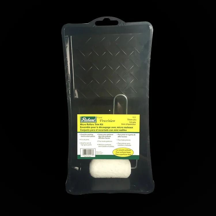 paint tool sets high quality 3-piece micro roller trim kit