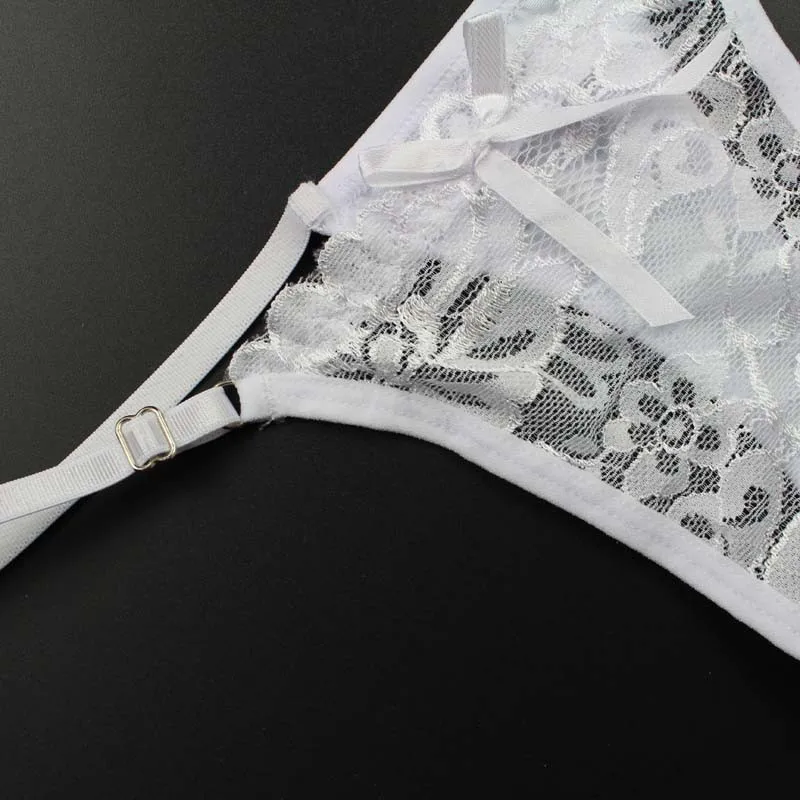 Stock sey adjust bandage g string thongs women panties underwear briefs lace transparent g-string ropa bragas tangas calcinhas