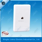 AS323-V Good Quality Australia new design Pure Copper electrical vertical telephone and data wall socket