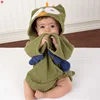 High quality kids soft towel bath robe,cotton baby hooded robe baby bathrobe