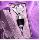 Crystal Wedding Gift Fashionable Crystal Heart-Shaped Bottle Wine Stoppers For Wedding Gift