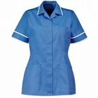 Wholesale Europe hot selling good quality healthcare medical nurse tunic scrub top