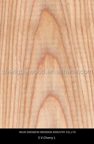 نوعية لطيفة paperthin الكرز القشرة الخشبية للديكور أثاث المنزل من shengpai الصين