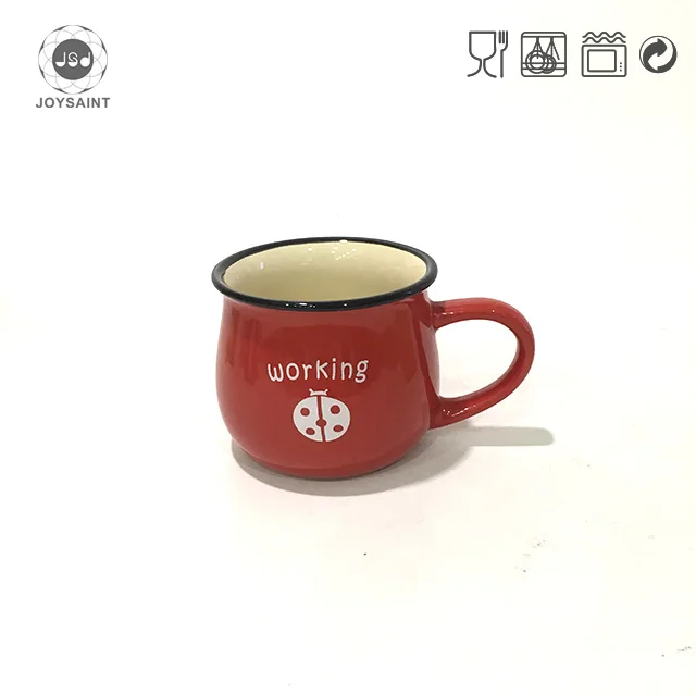 large porcelain mug