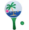 Sports promotional wooden beach tennis racket/bat/paddle ball