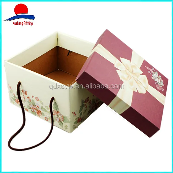 2018 popular empty corrugated paper box fruit gift packaging