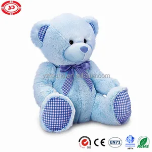 blue fancy baby first gift toy cute plush teddy bear