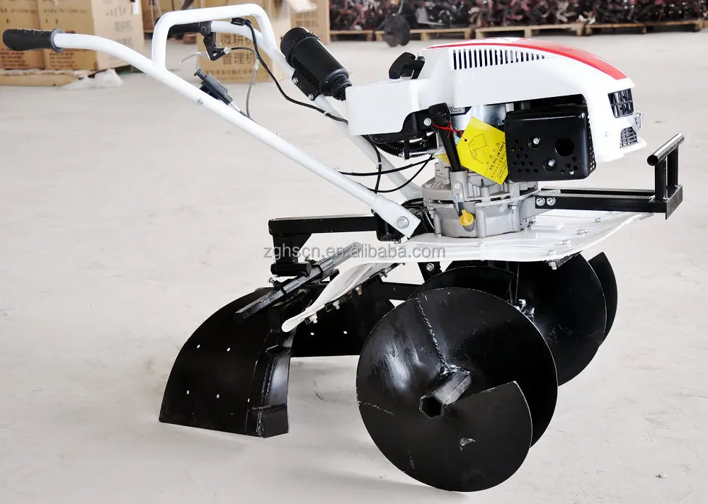 196cc Small Farm Equipment Strawberry Machine Agriculture Manual Ploughing Power Rotavator For