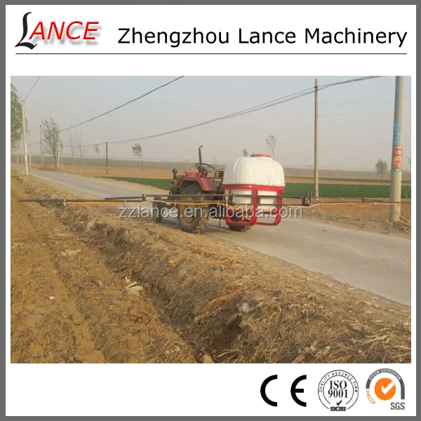 tractor-mounted agriculture pesticide spraying machine, crop