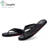 for men beach slipper custom black flip flops