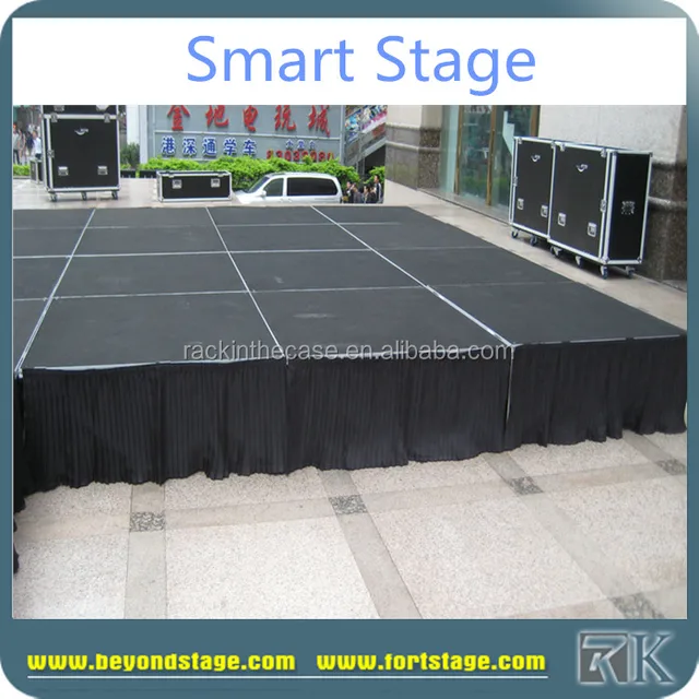 rk mobile stage/school portable stage/wedding stage decoration