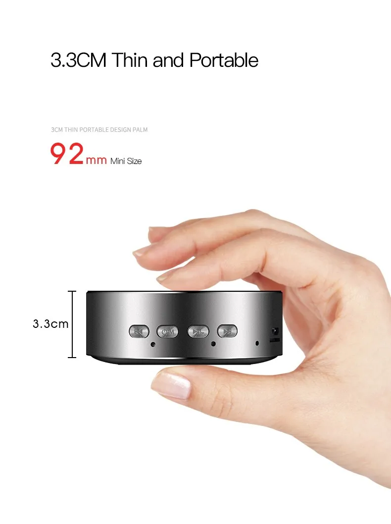 Ultimate version bluetooth speaker bass stereo mini outdoor colorful Mini portable with LED lights hot sell shenzhen - ANKUX.COM