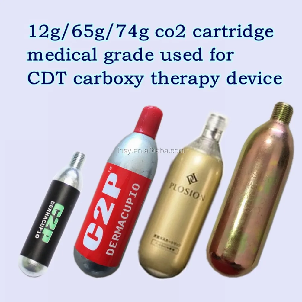 Top Quality carboxy therapy co2 C2P CDT OEM 4g 6g 33g 12g 8g 16g 17gram
