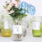 Homemade Blue Green Cactus Glass Flower Vase Wholesale