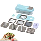 Manual Vegetable Slicer Chopper Dicer with 8 Blades