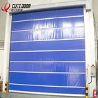 PVC material high speed plastic roll up garage door interior fast roller shutter door