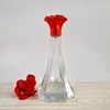 clear empty perfume bottle 100ml for sell pyramid Eiffel Tower skirts hemline shaped arabic oil perfume bottle