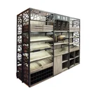 Modern display steel wine bottle metal wooden display wine rack